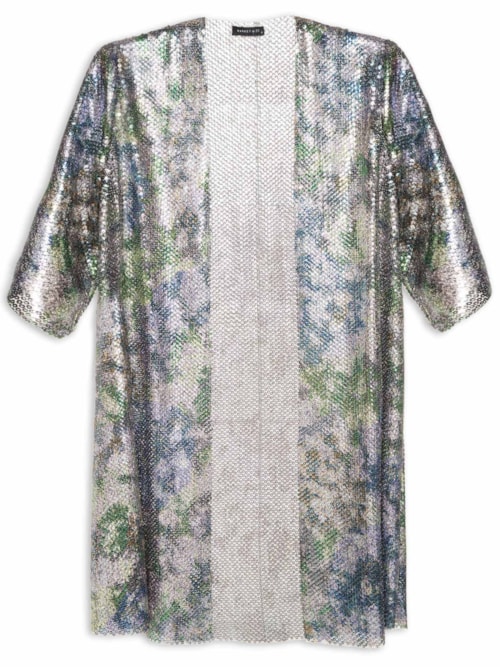 Kimono Carnaval Paetê - Verde