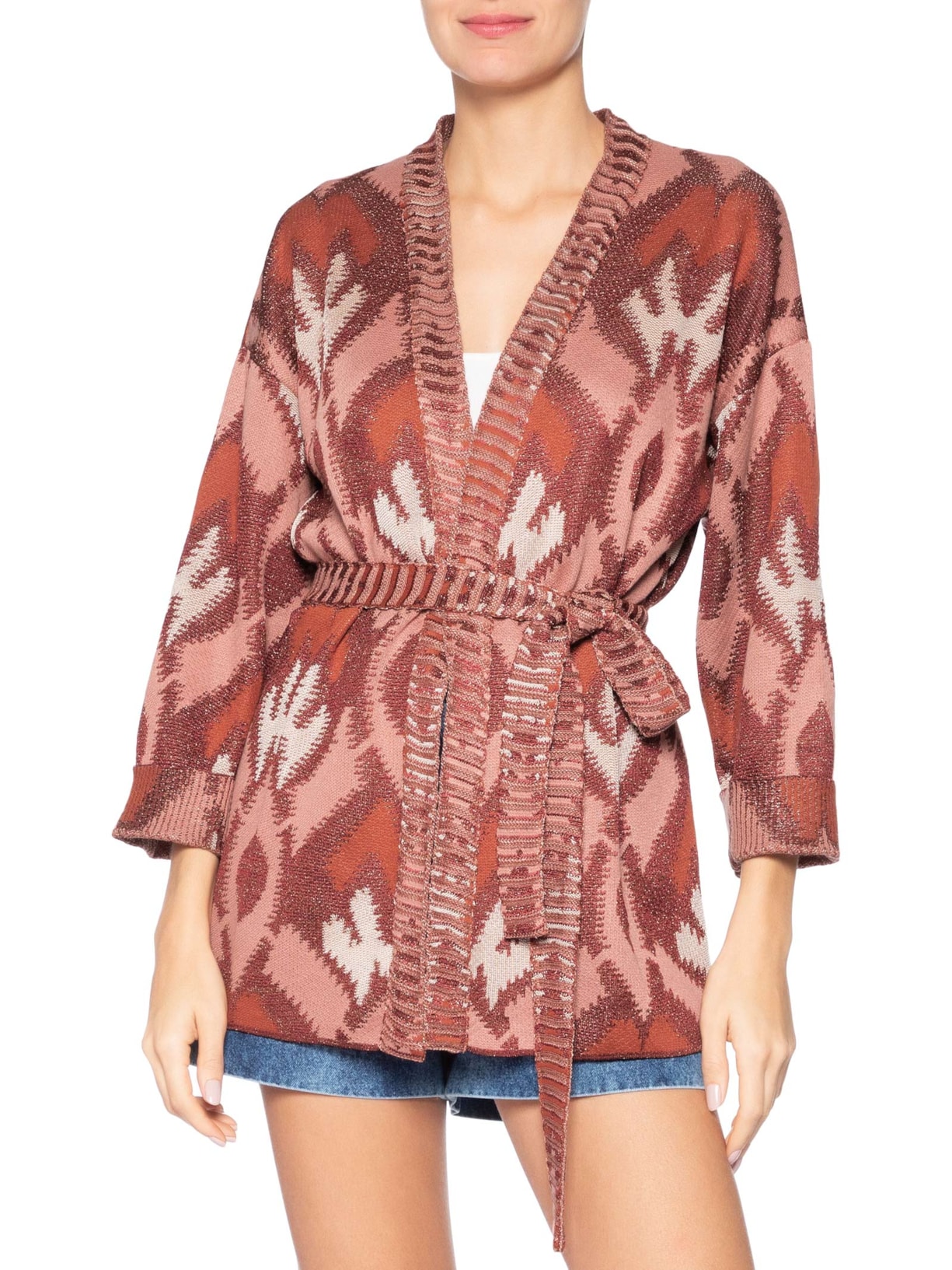 Kimono Feminino Bina Rosa Le Lis