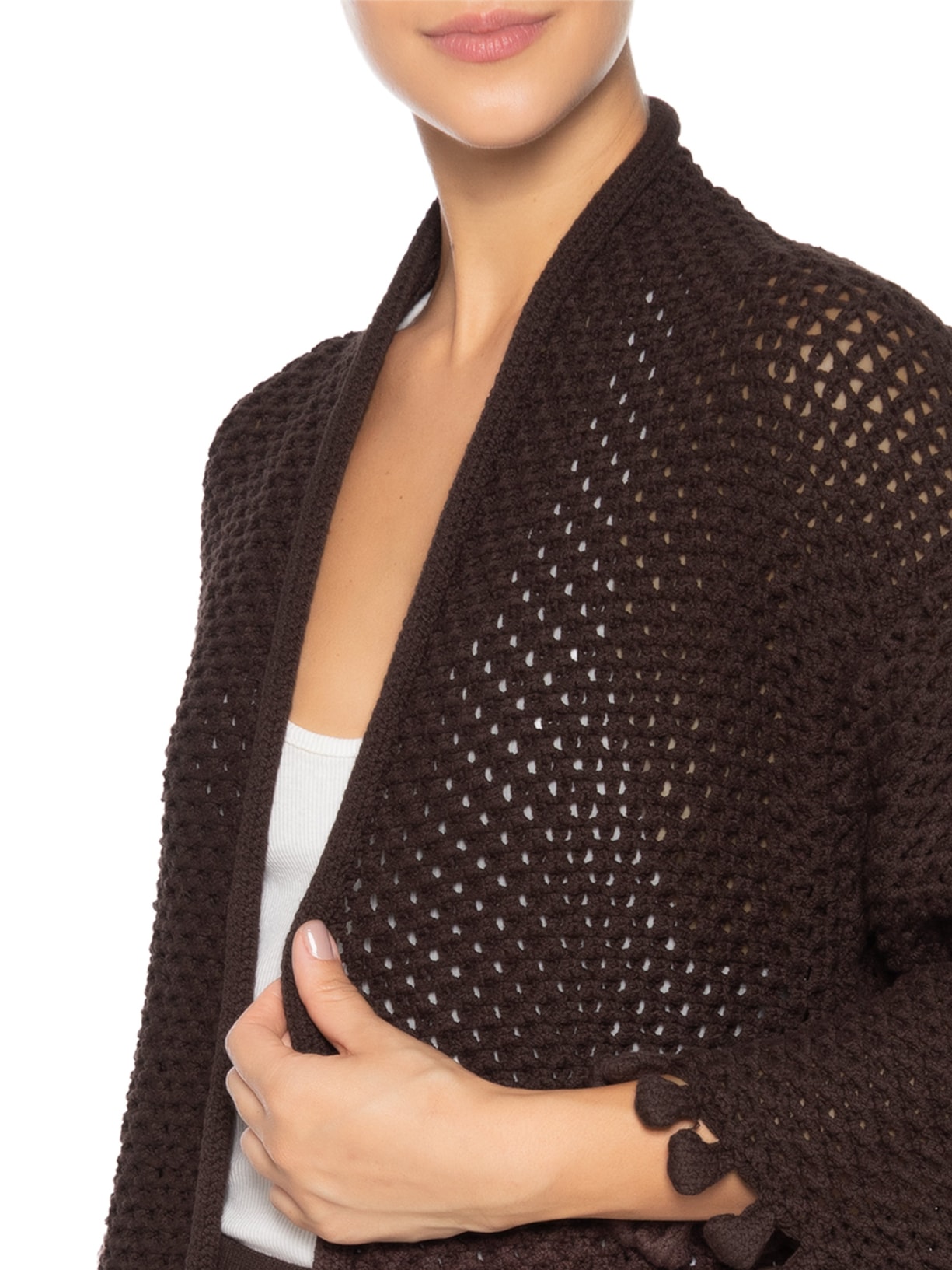 Kimono Feminino Blimblom Marrom Anselmi
