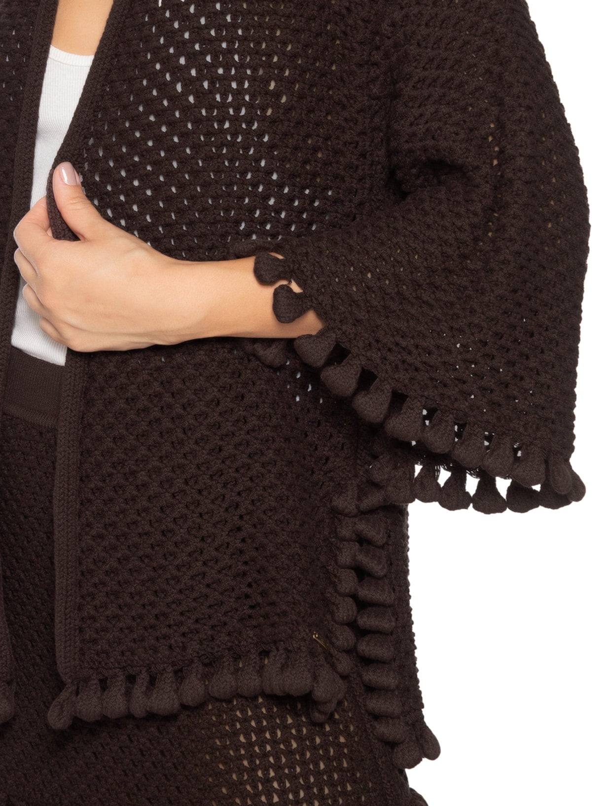 Kimono Feminino Blimblom Marrom Anselmi