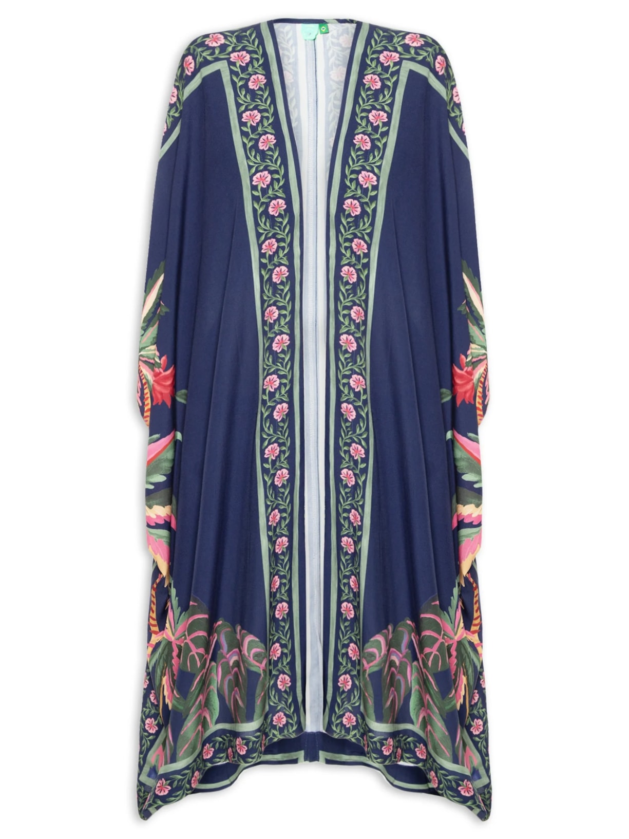 Kimono Feminino Encanto da Natureza - Azul