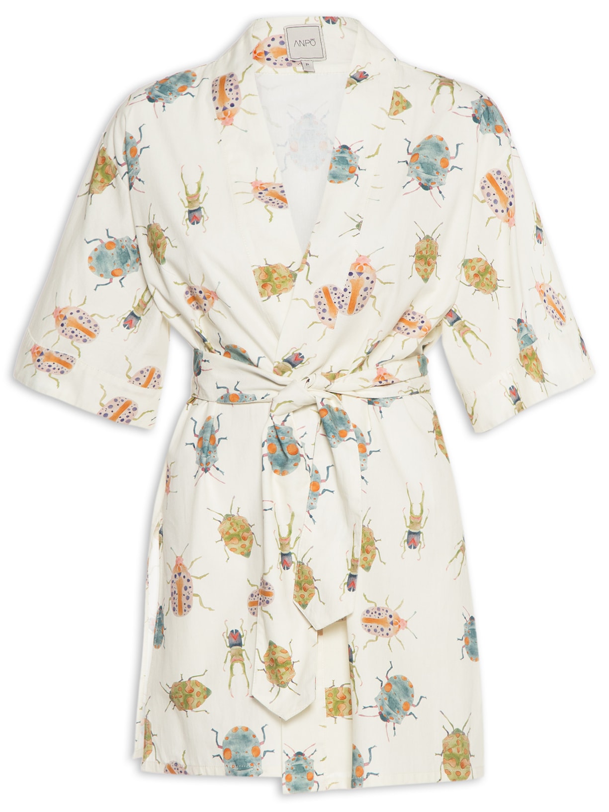 Kimono Feminino Escaravelho Off White Anpo