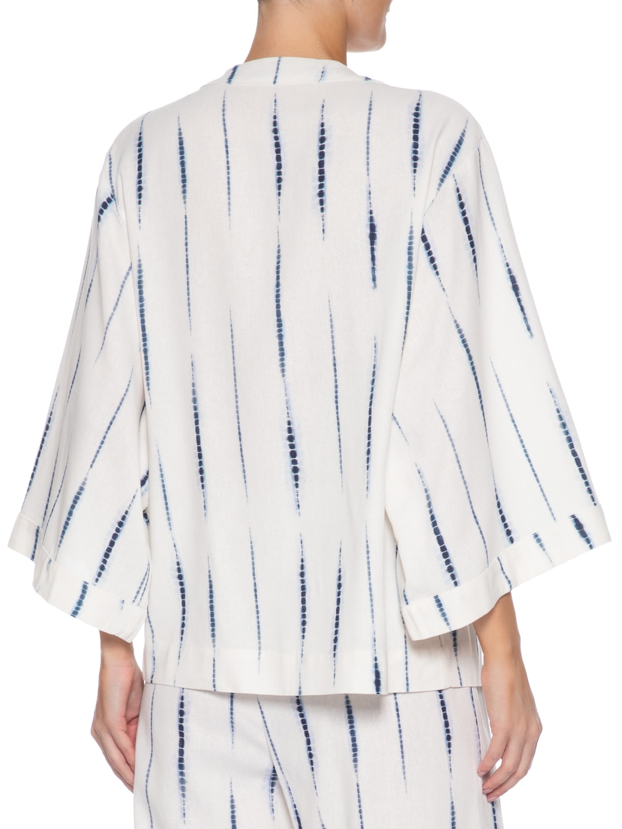 Kimono Feminino Estampa Listra Tie Dye Branco Dress To