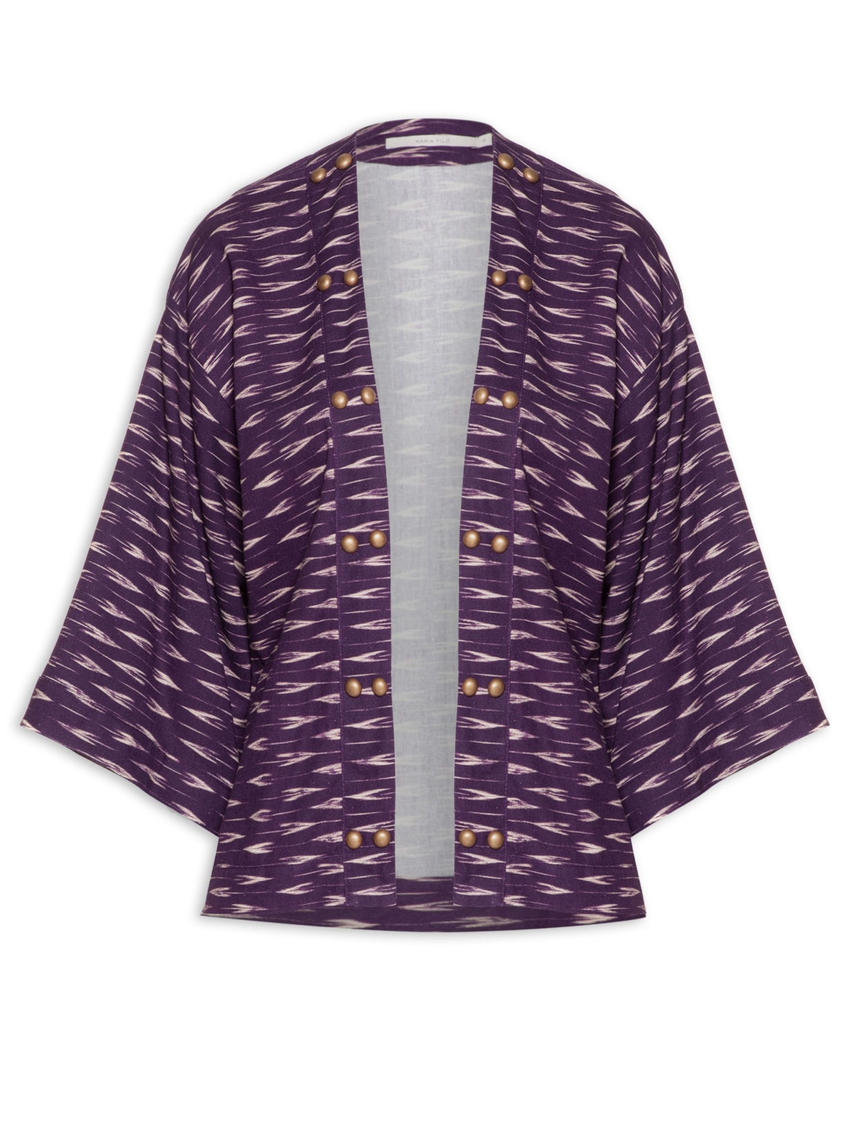 Kimono Feminino Estampa Sumatra - Roxo