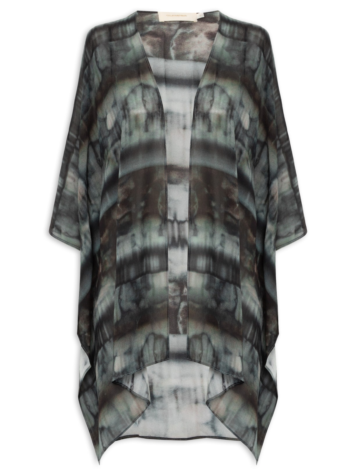 Kimono Feminino Estampado - Preto