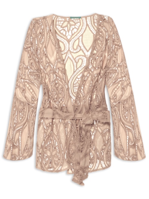 Kimono Feminino Guipir - Bege