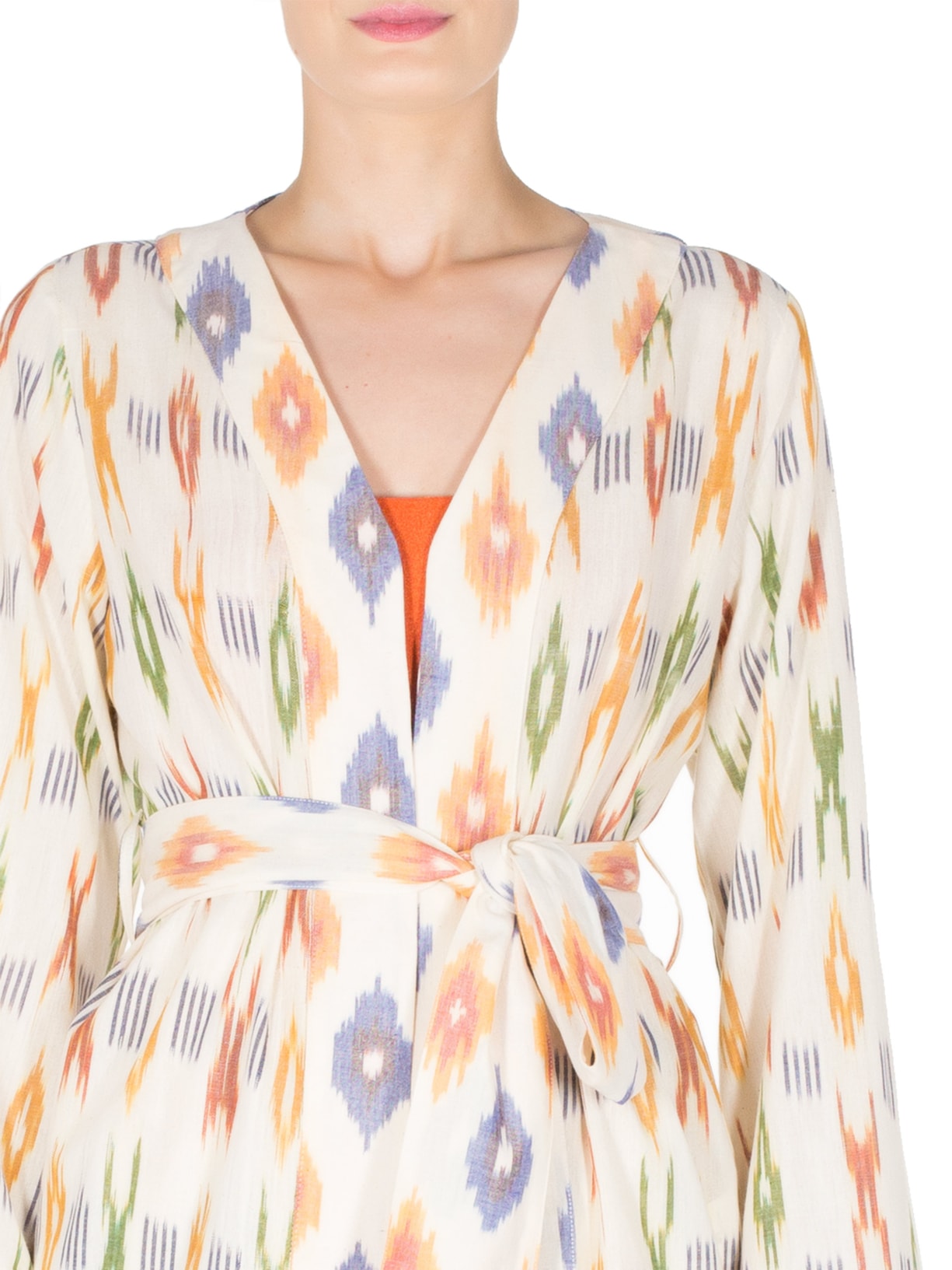 Kimono Feminino Hariana Off White Carol Bassi