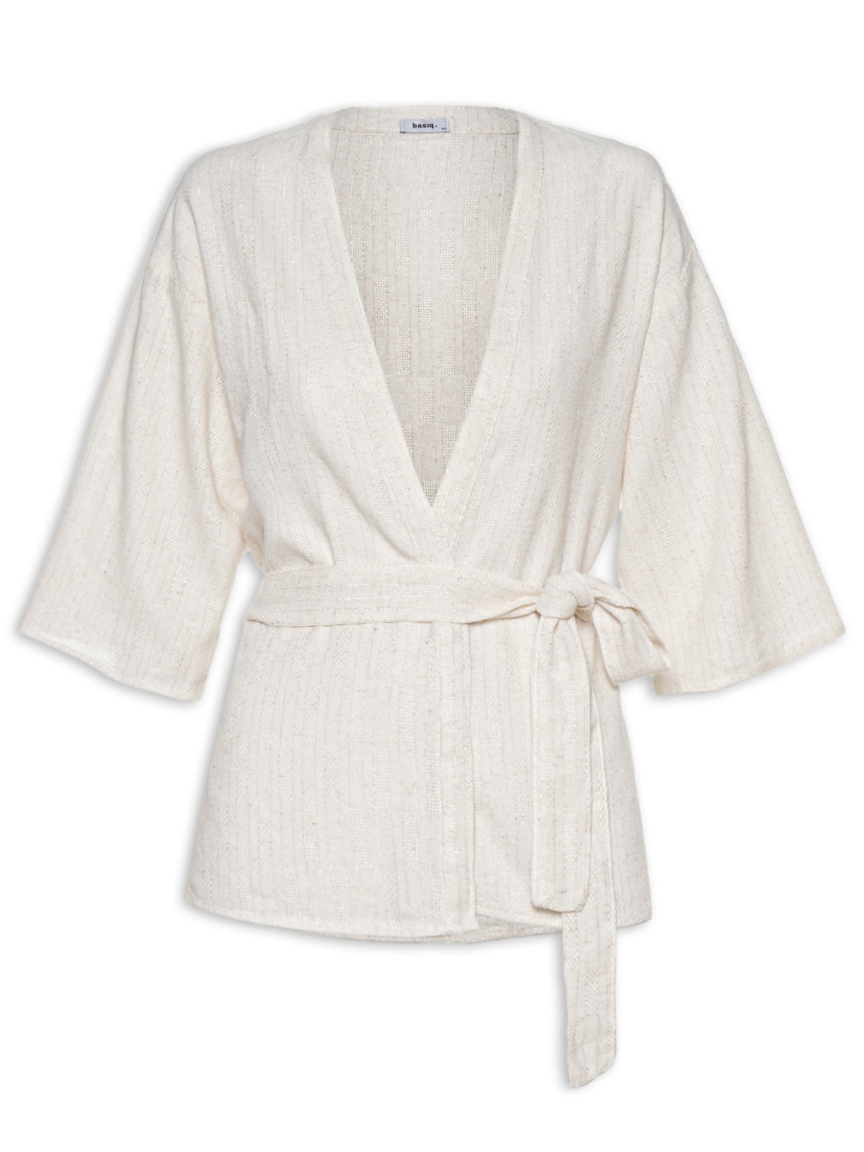 Kimono Feminino Maquinetado - Bege