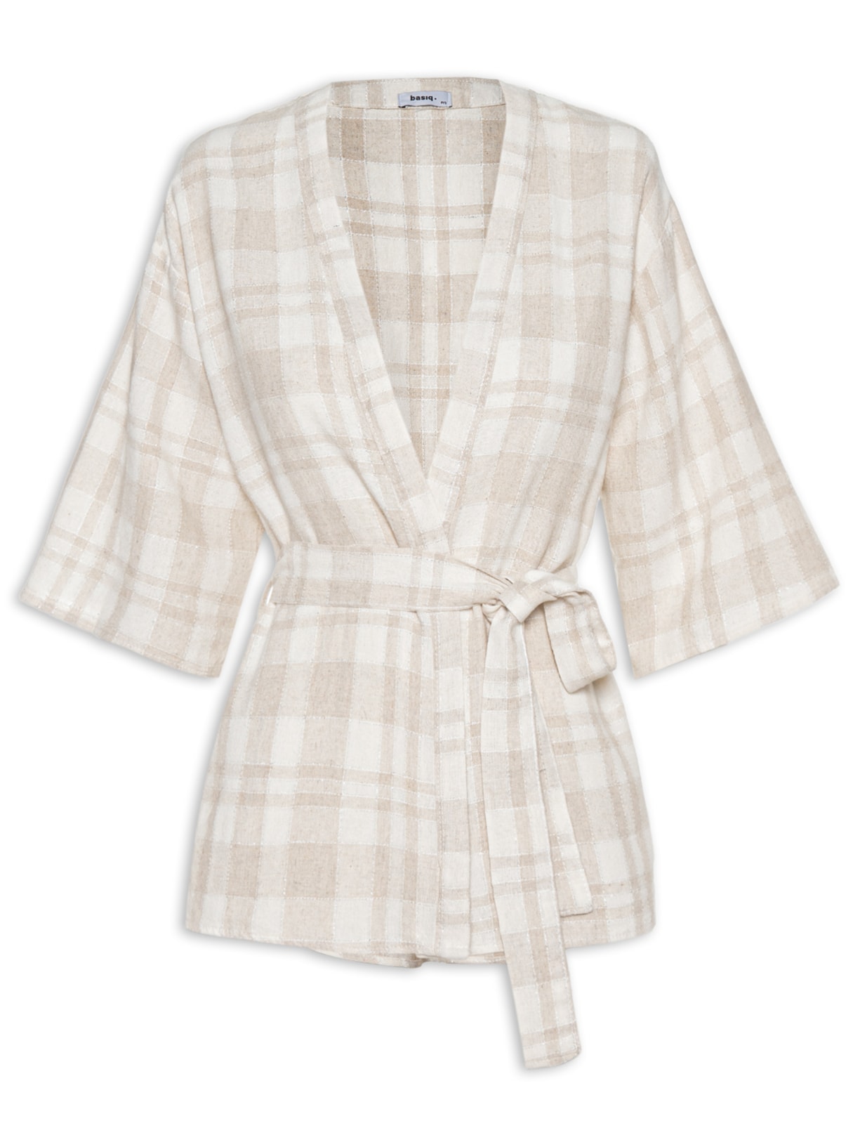 Kimono Feminino Maquinetado - Bege