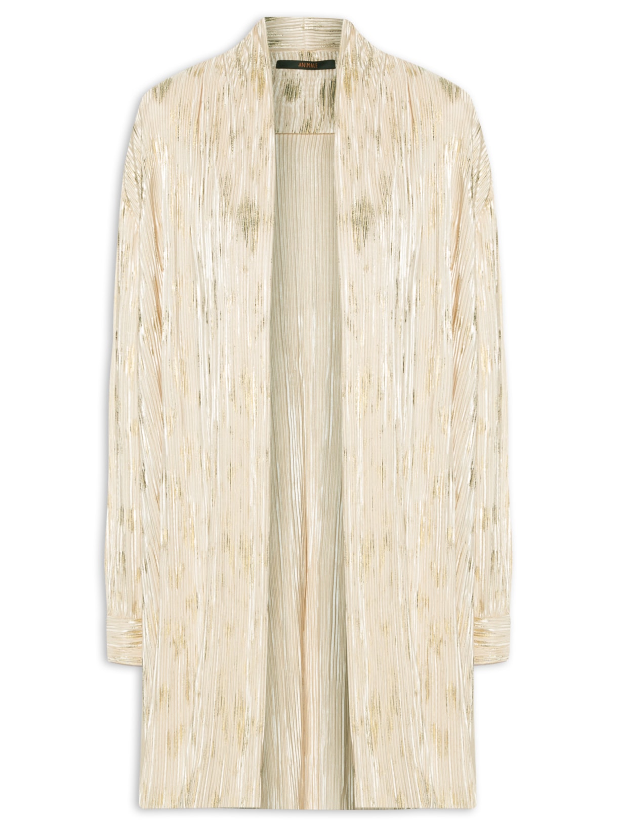 Kimono Feminino Plissado - Bege