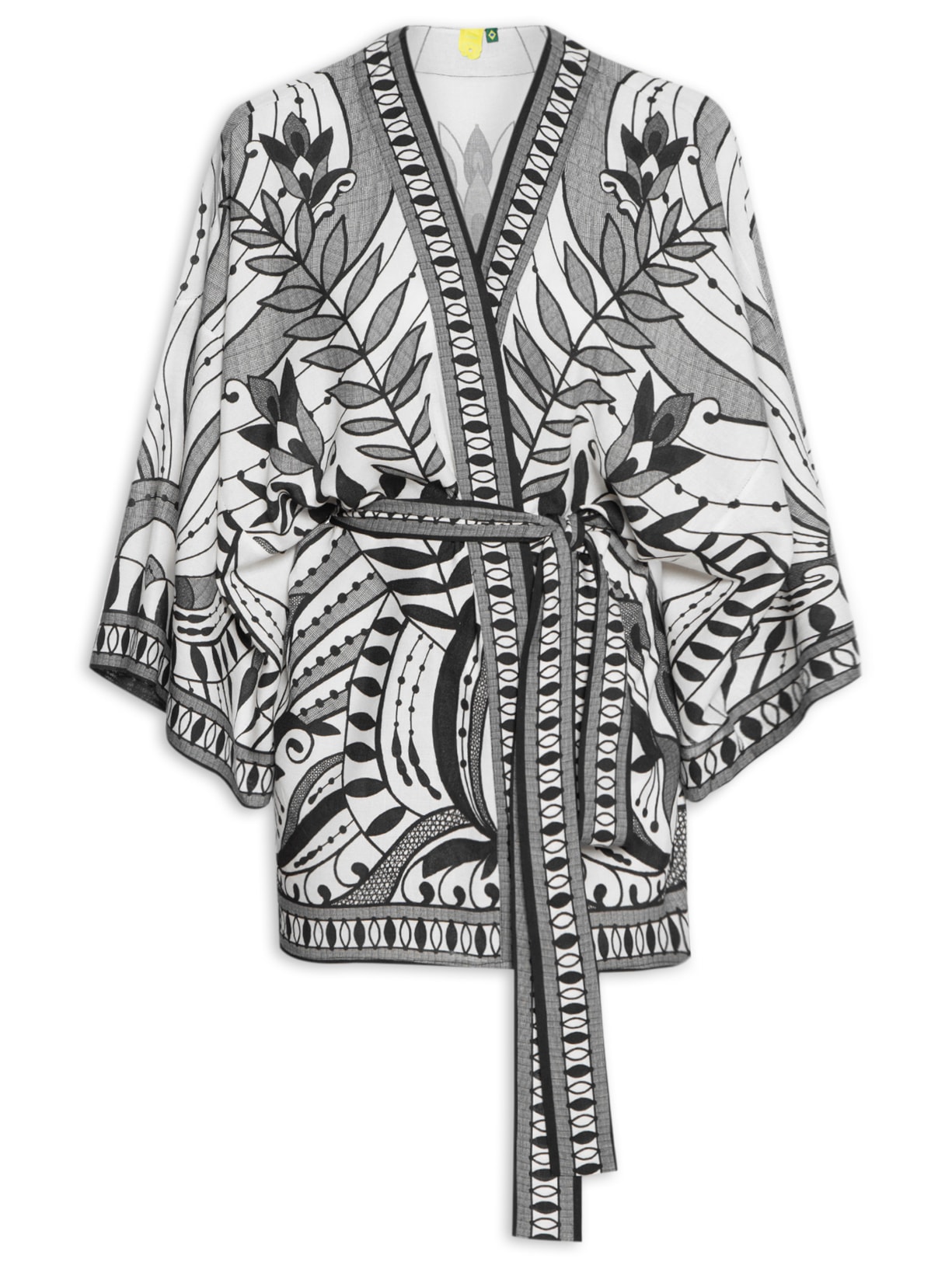 Kimono Feminino Rendeira - Preto