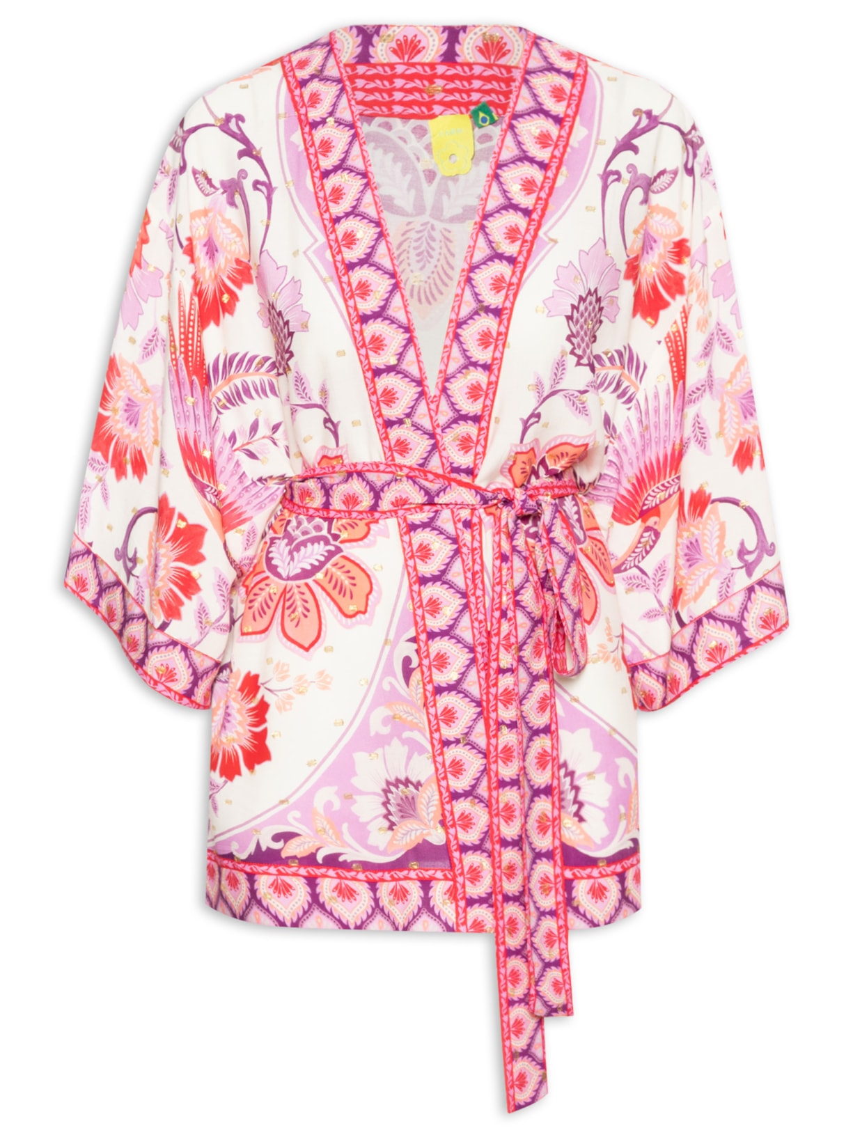 Kimono Feminino Romace De Tucano - Rosa