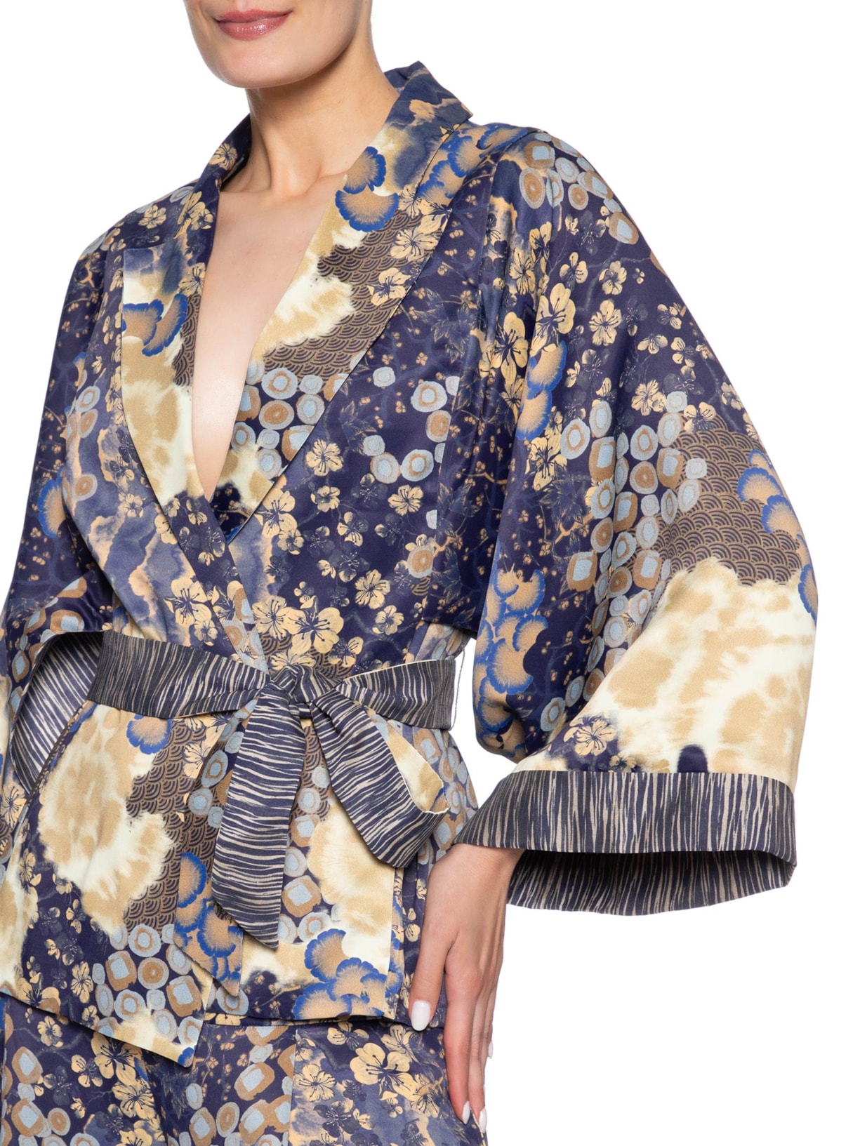 Kimono Feminino Sakura Azul Le Lis