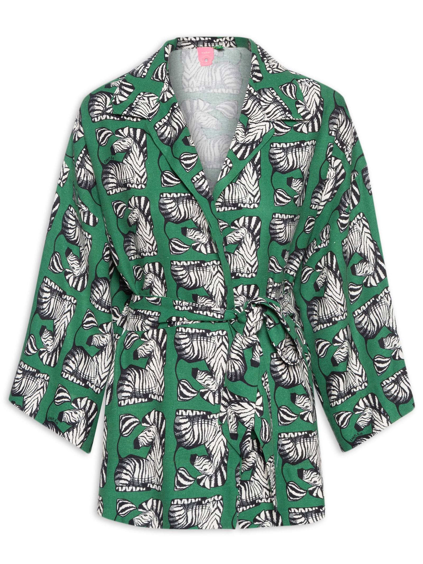 Farm - Kimono Feminino Zebrina - Verde