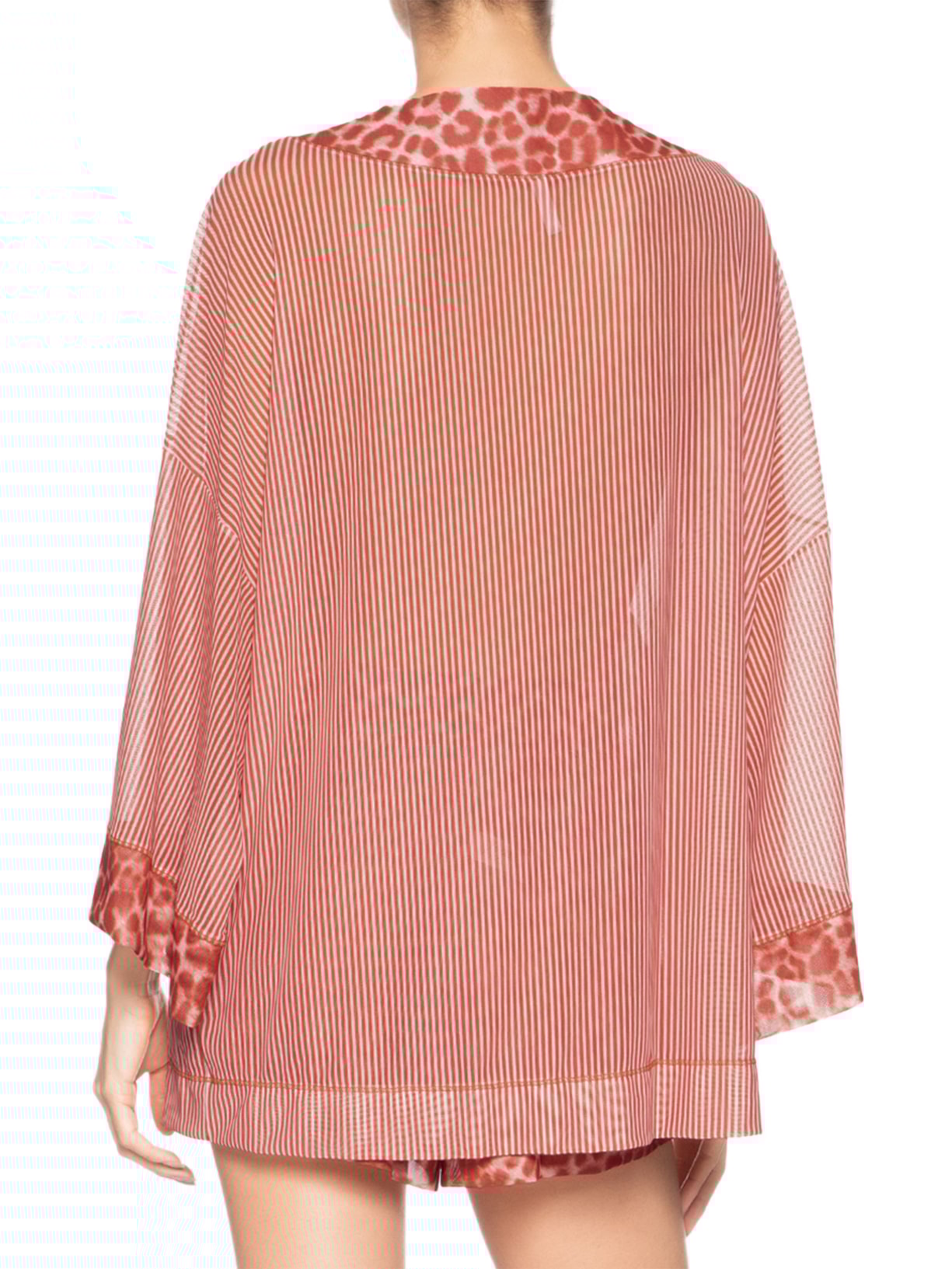 Kimono Femnino Tule Malu Vermelho Jogê