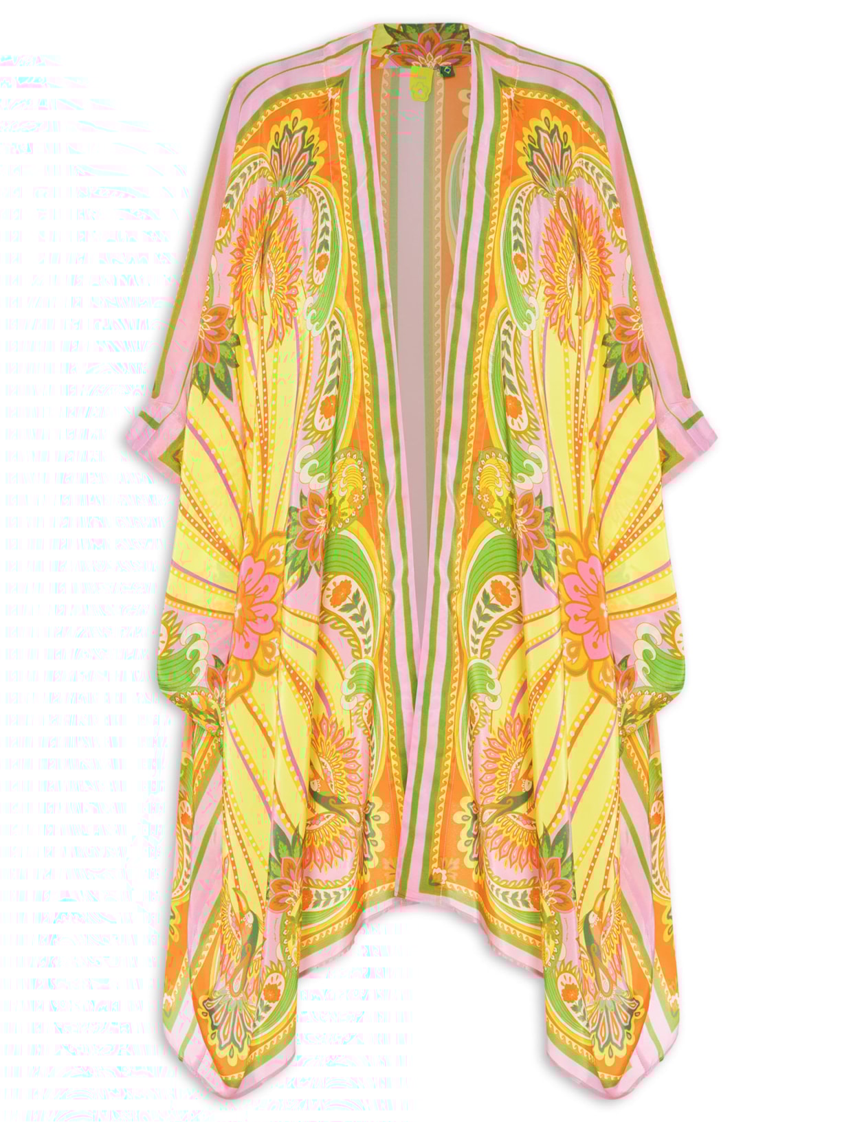 Kimono Lenço Tucano - Amarelo