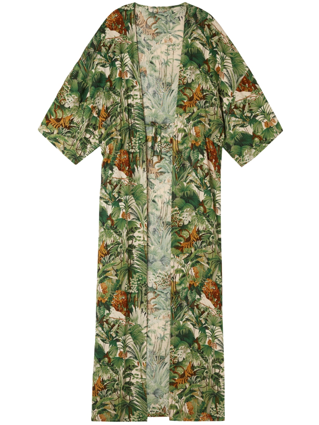 Kimono Longo Savage Tropics - Verde