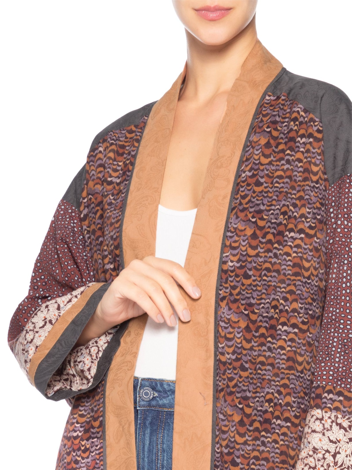Kimono Mix Rosa Animale
