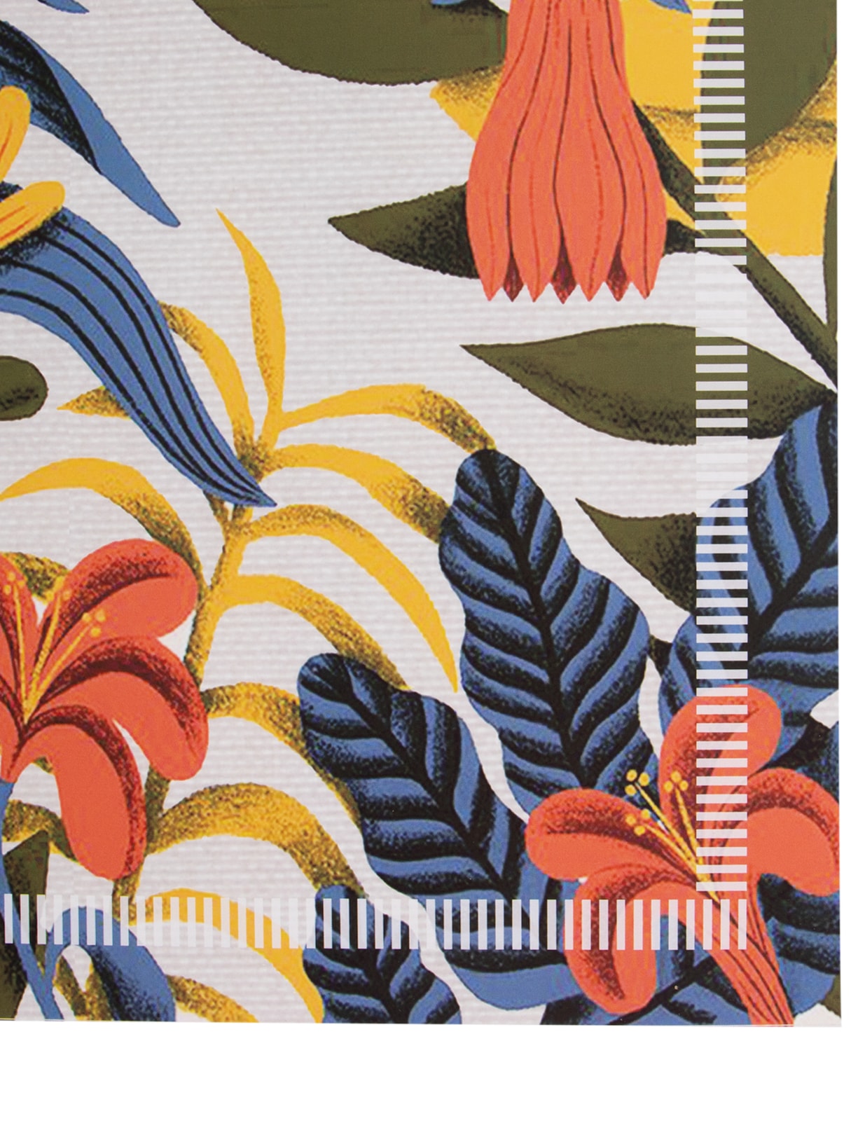 Kit 12 Jogos Americanos Botânica Branco Easy Home Design