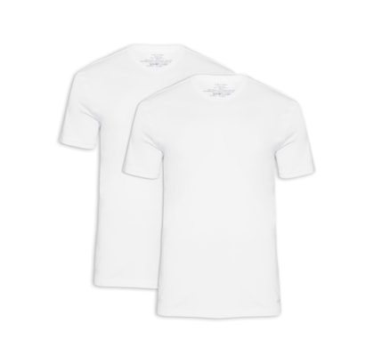 Kit 2 Camisetas Masculinas Básicas Gola Careca Em Algodão
