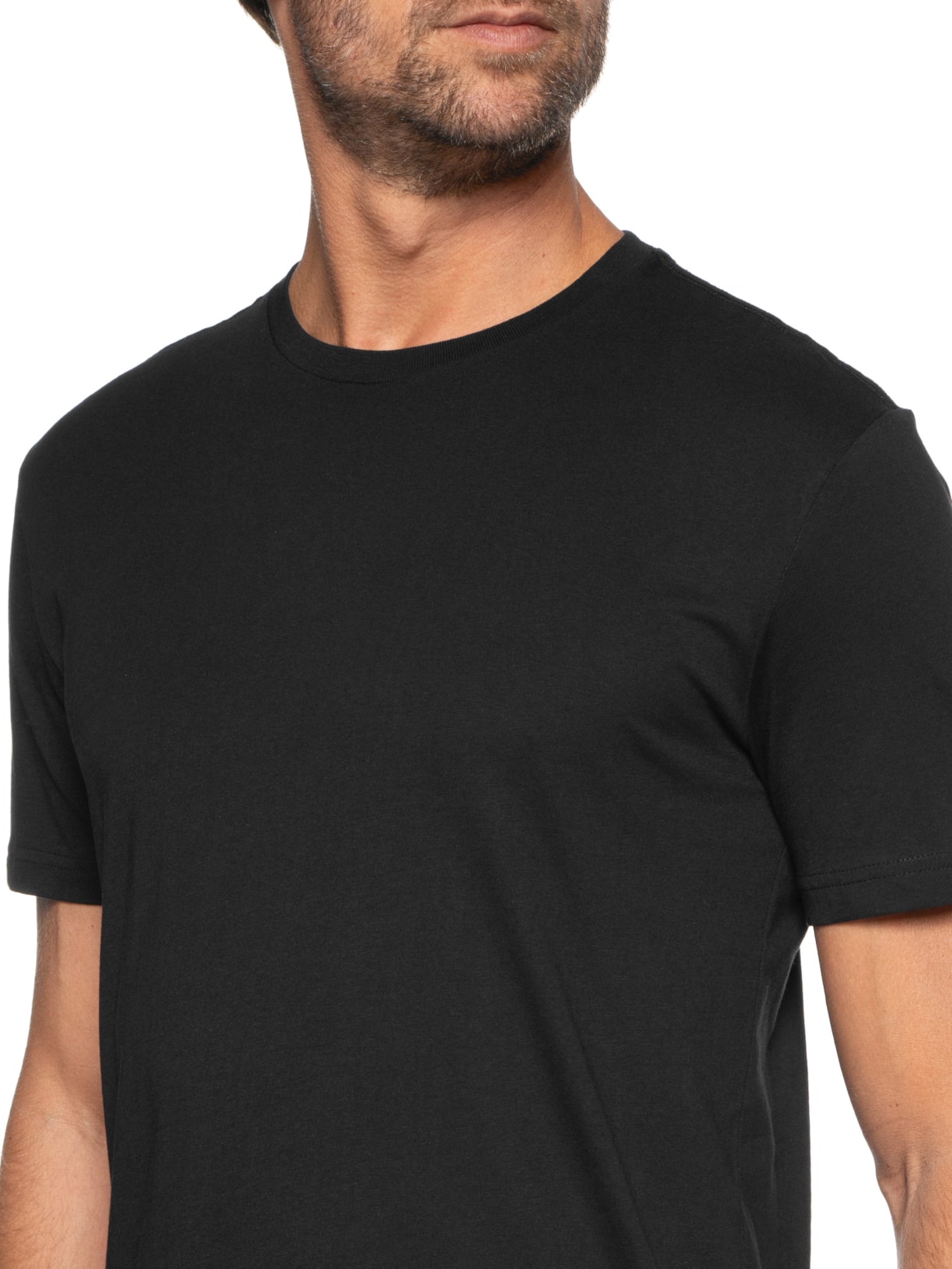 Kit 2 Camisetas Masculinas Básicas Gola Careca Em Algodão Calvin Klein Underwear