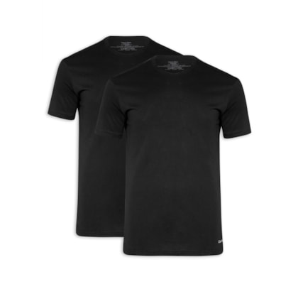 Kit 2 Camisetas Masculinas Básicas Gola Careca Em Algodão