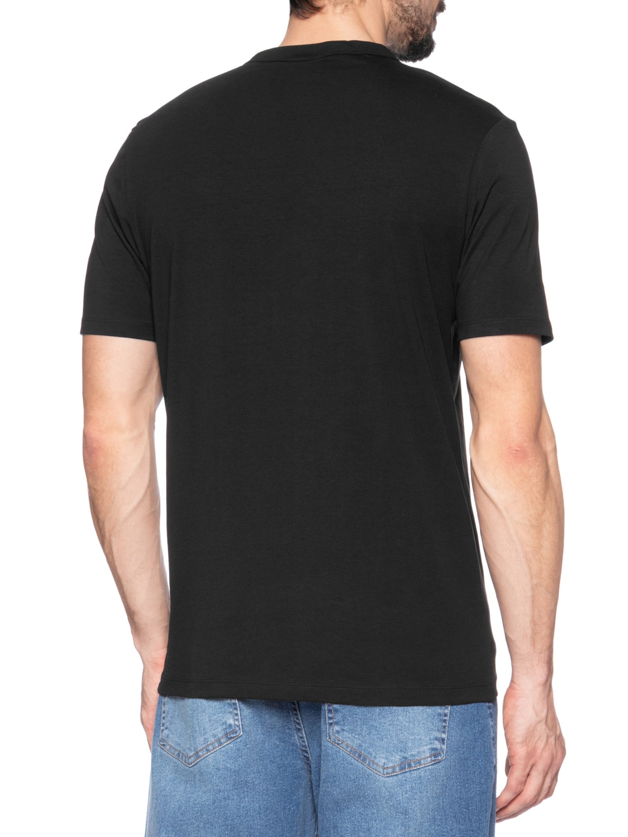 Kit 2 Camisetas Masculinas Blue2_Naolo Branco Hugo