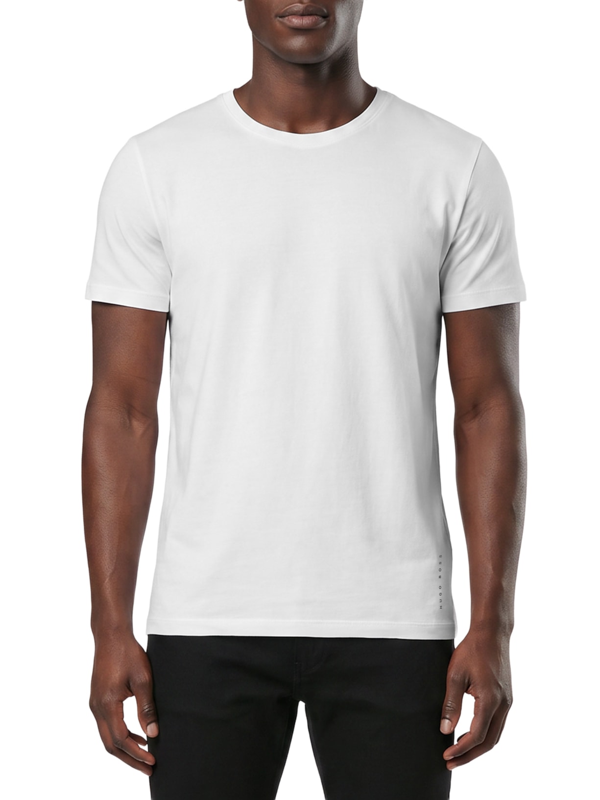 Kit 2 Camisetas Masculinas Manga Curta VN– Branco Boss