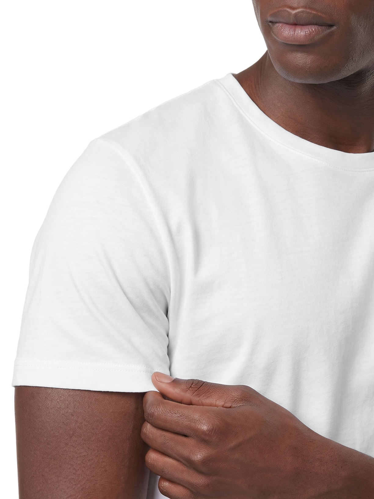 Kit 2 Camisetas Masculinas Manga Curta VN– Branco Boss