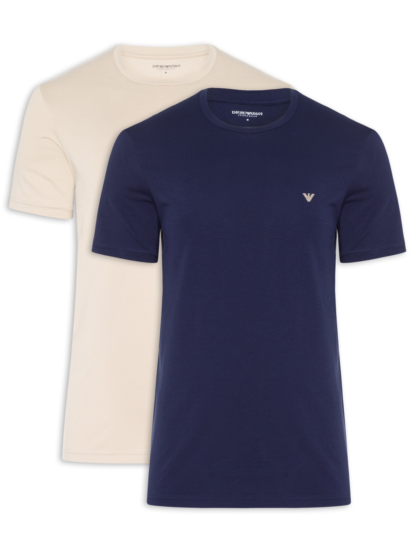 TOO cheeseTOOgether ジスセット Kit 2 Camisetas Masculinas Pack Top 2 Peças - Azul - Emporio