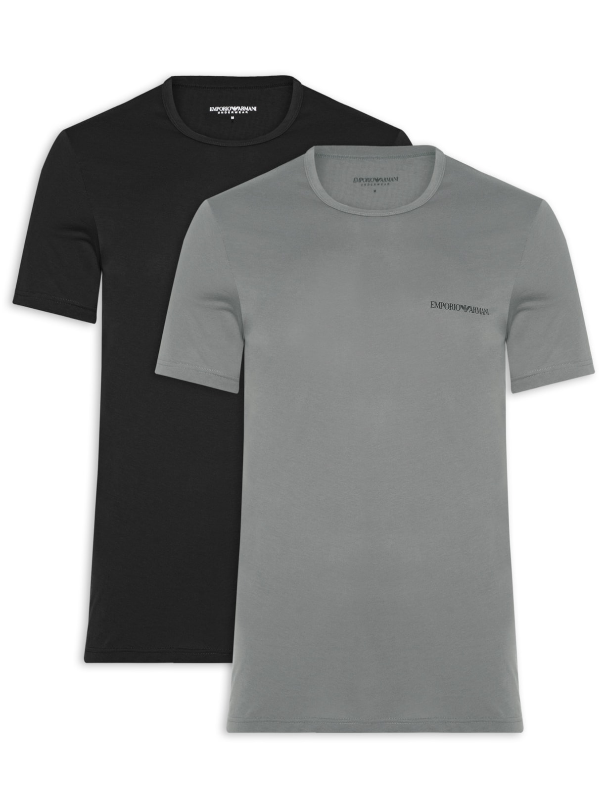 Kit 2 Camisetas Masculinas Pack Top– Preto