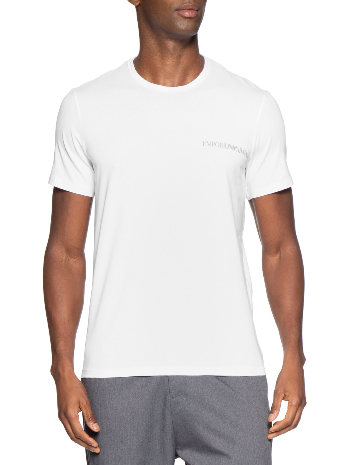 Kit 2 Camisetas Masculinas Pack Top– Preto Emporio Armani Bodywear