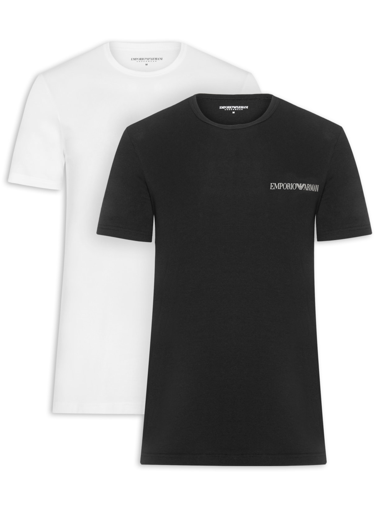 Kit 2 Camisetas Masculinas Pack Top– Preto