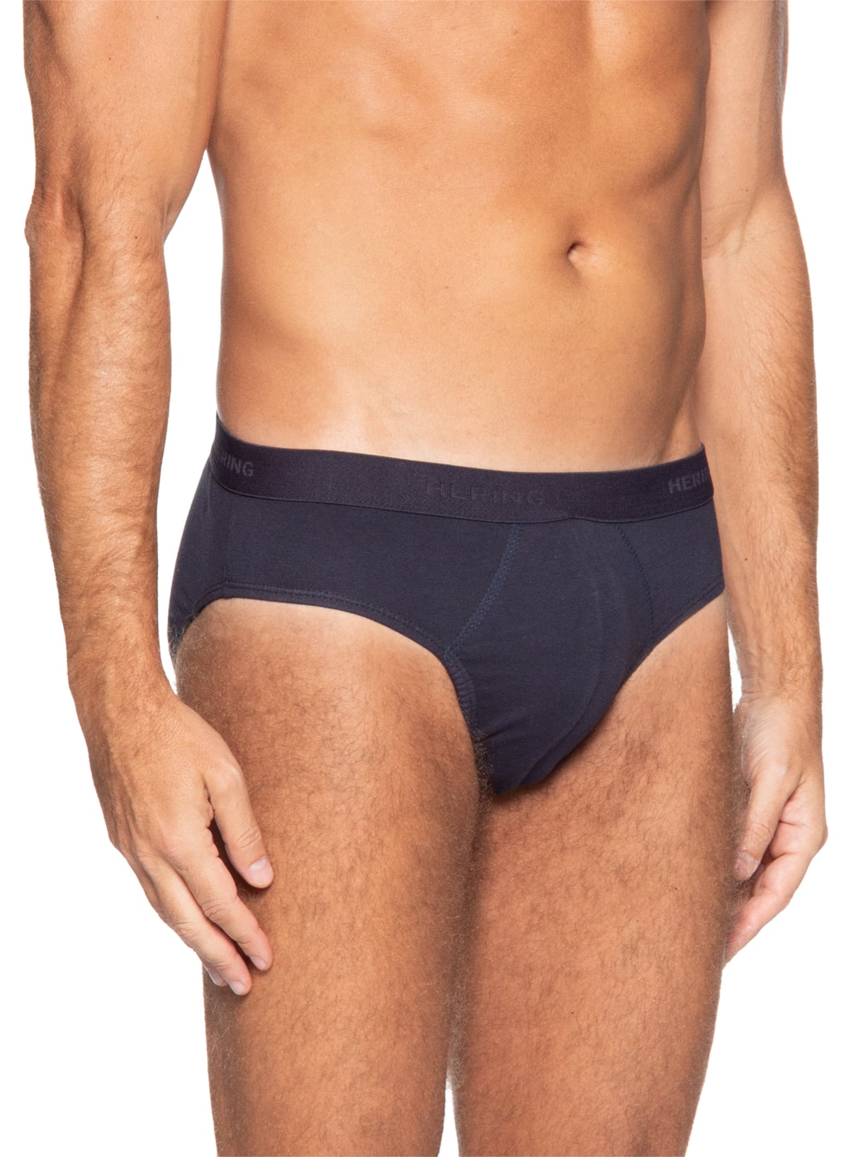 Kit 2 Cueca Slip Com Elástico – Cinza Hering Intimates