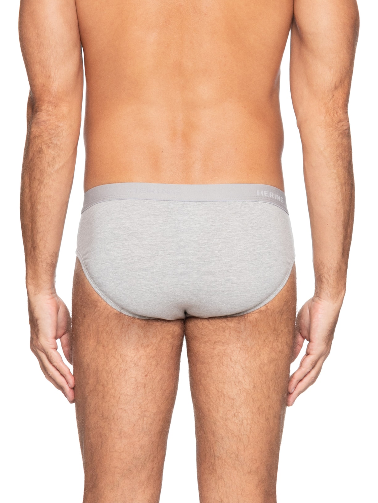 Kit 2 Cueca Slip Com Elástico – Cinza Hering Intimates