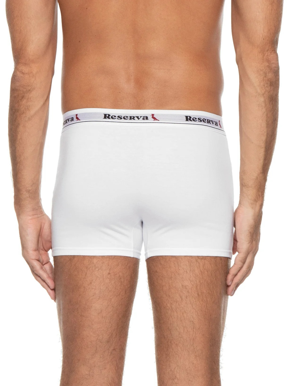 Kit 2 Cuecas Boxer Básica Branco Reserva