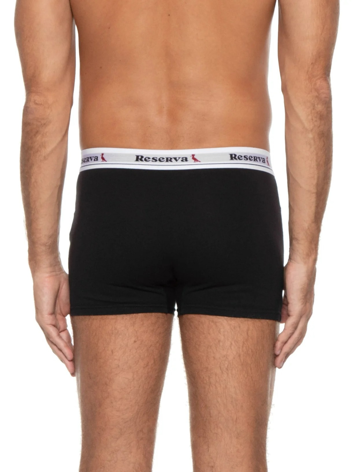 Kit 2 Cuecas Boxer Básica Preto Reserva