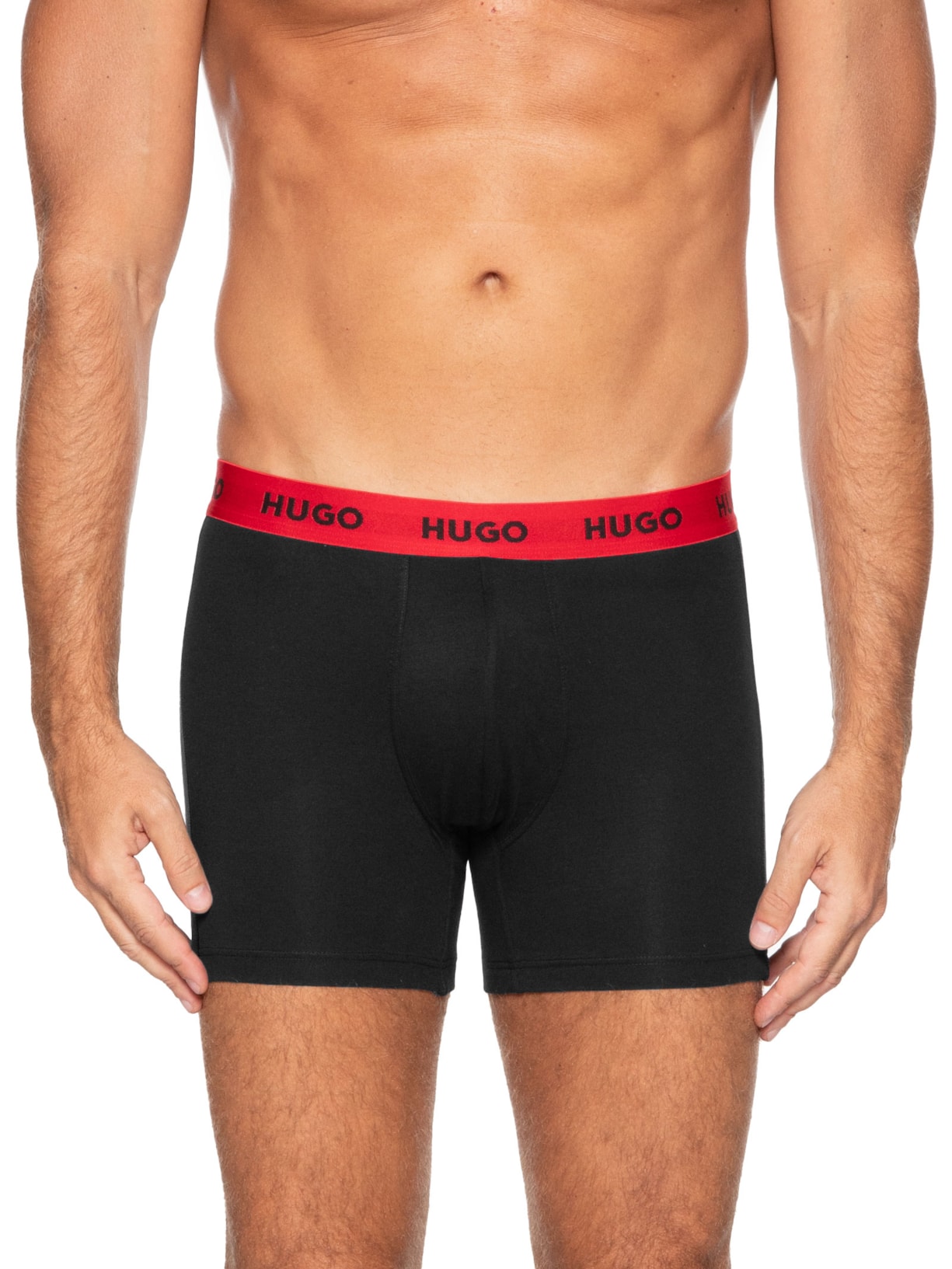 Kit 2 Cuecas Boxer Brief Triplet Cinza Hugo