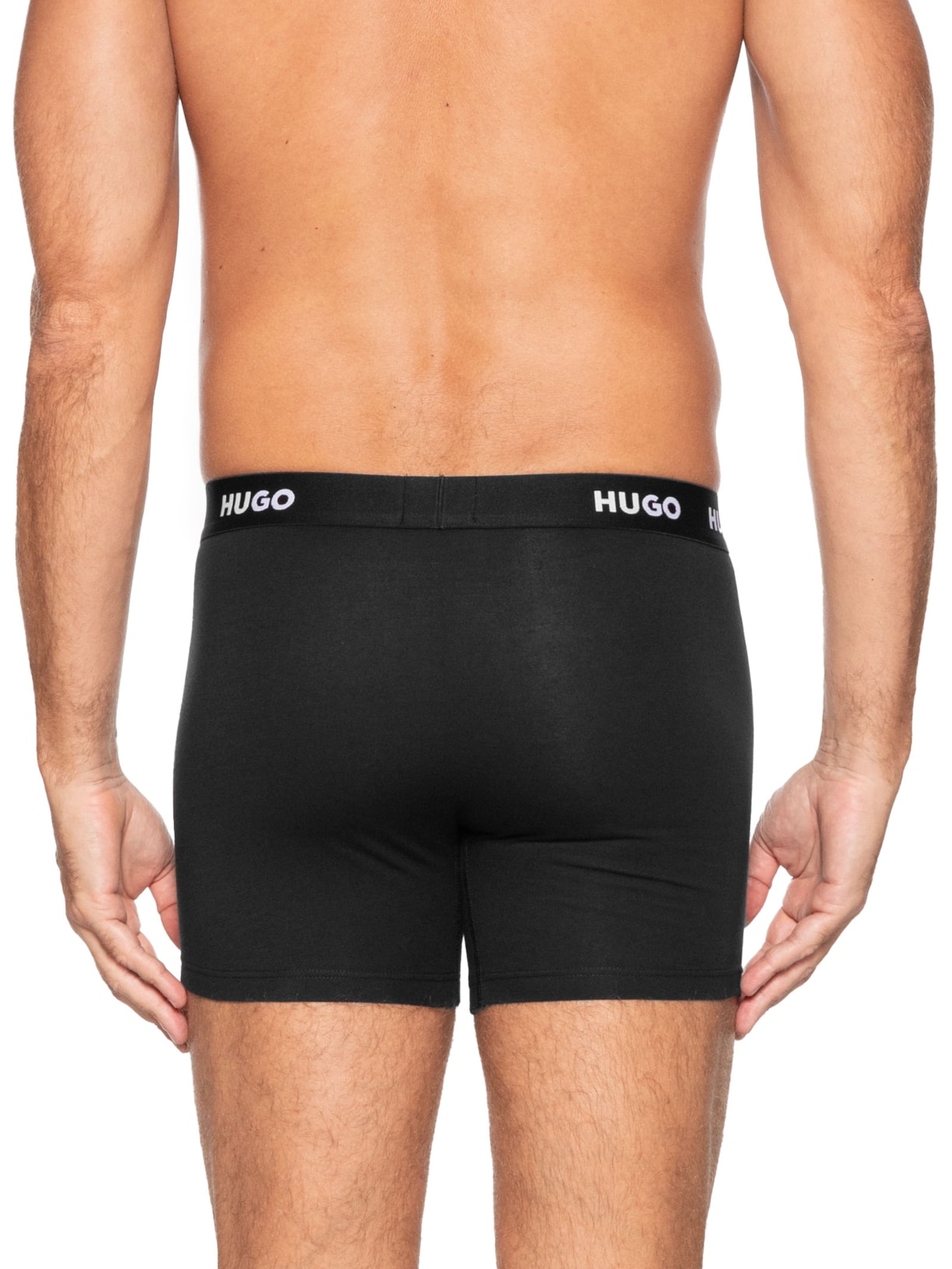 Kit 2 Cuecas Boxer Brief Triplet Cinza Hugo