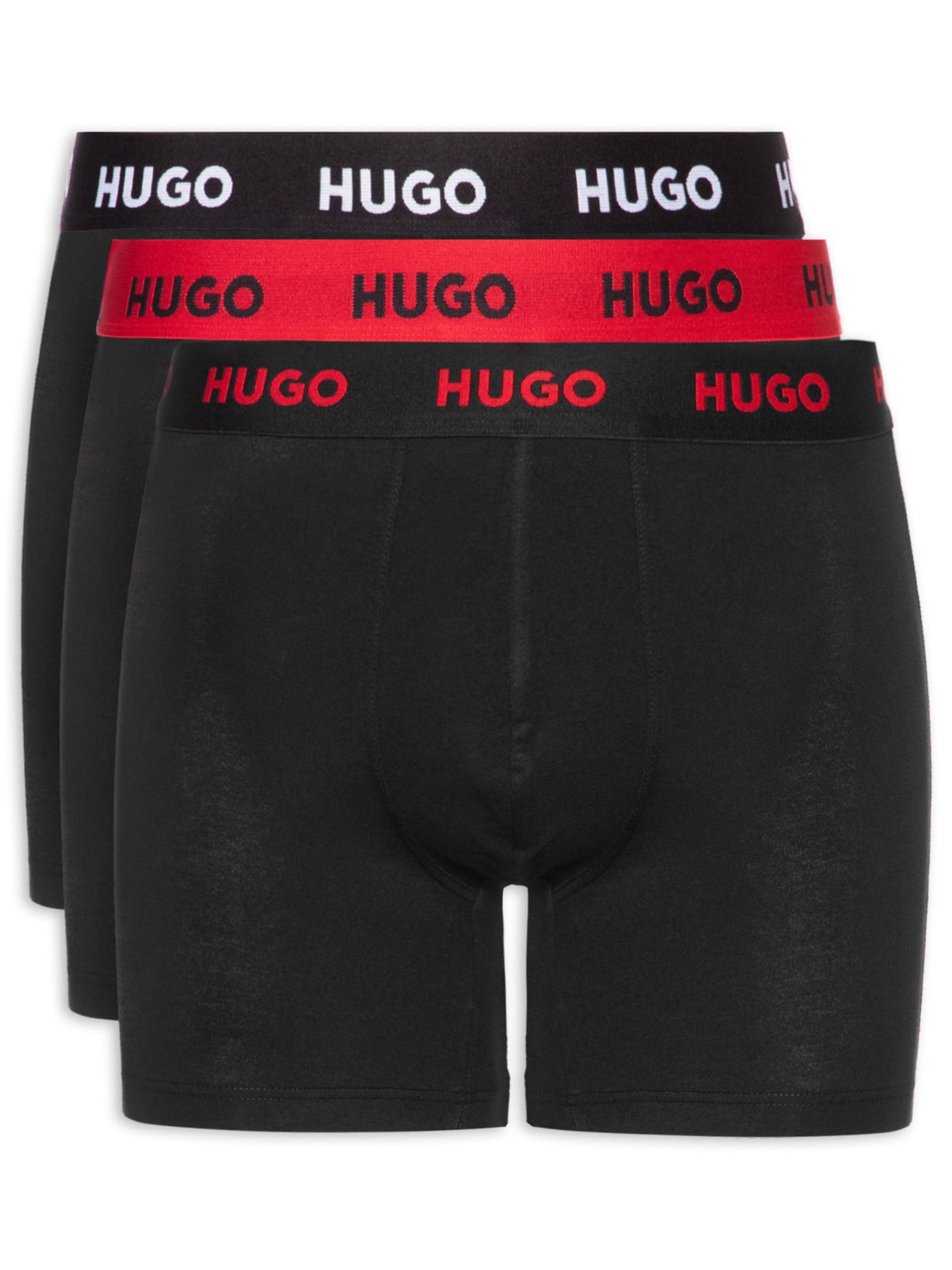 Kit 2 Cuecas Boxer Brief Triplet - Cinza