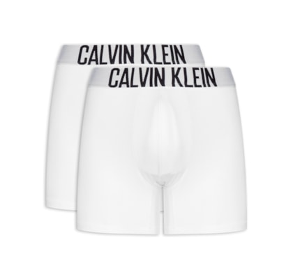 Kit 2 Cuecas Boxer Cotton Recycled Intense Power - Branco