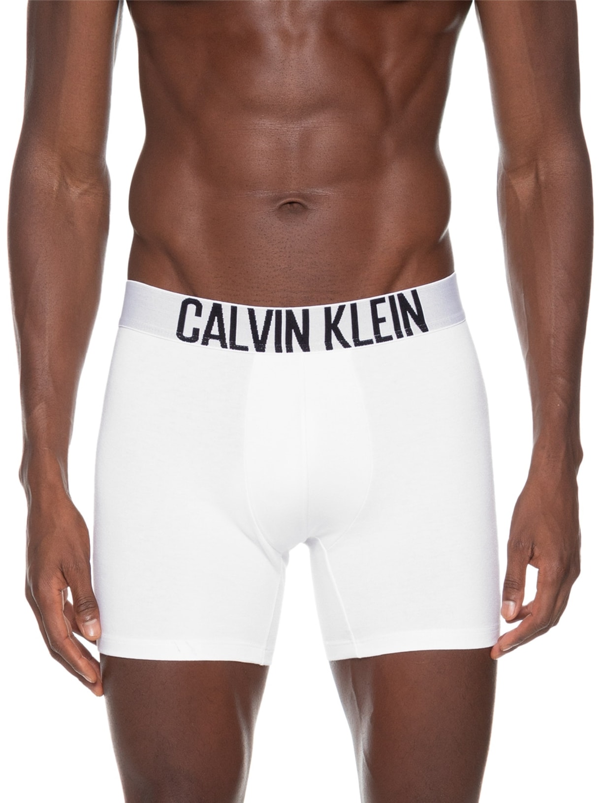 Kit 2 Cuecas Boxer Cotton Recycled Intense Power Branco Calvin Klein Underwear