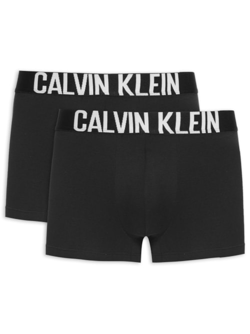 Kit 2 Cuecas Boxer Cotton Recycled Intense Power - Preto