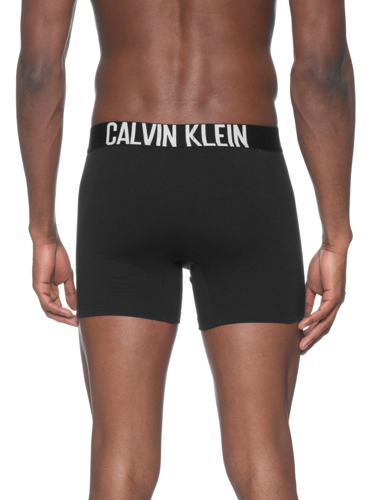 Kit 2 Cuecas Boxer Cotton Recycled Intense Power Preto Calvin Klein Underwear