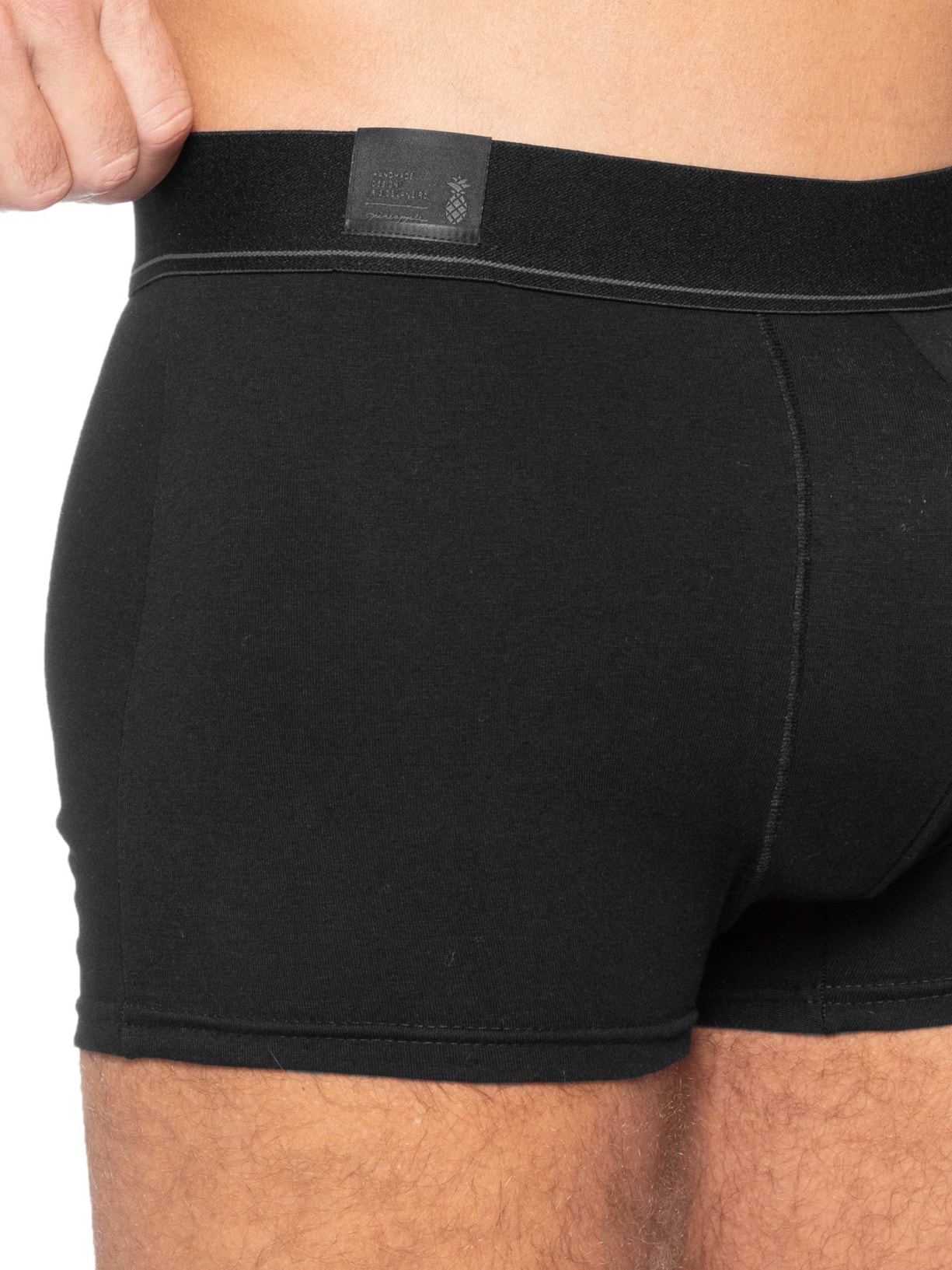 Kit 2 Cuecas Masculinas Trunk Fio 40 Preto Pineapple