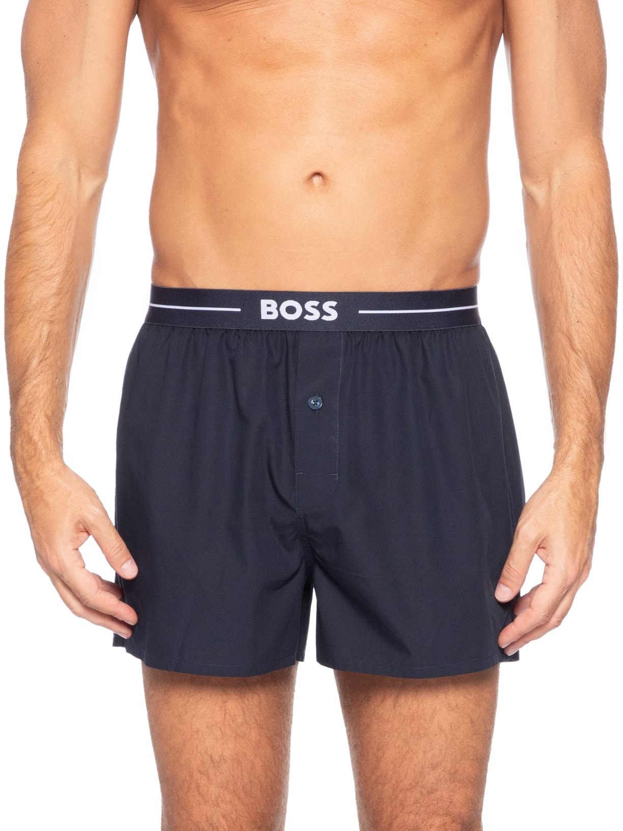 Kit 2 Cuecas Samba Canção Boxer Azul Boss