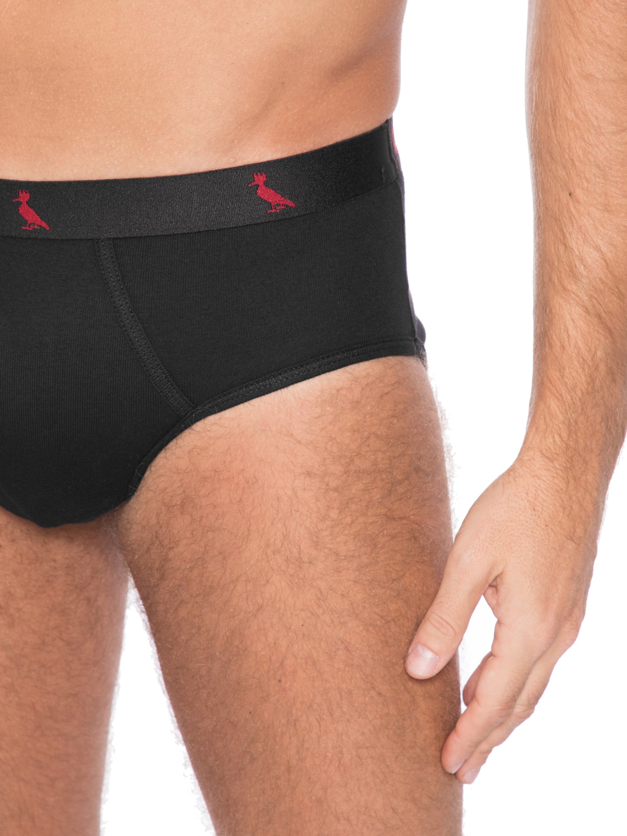 Kit 2 Cuecas Slip Básica Pack 2 Algodão Preto Reserva