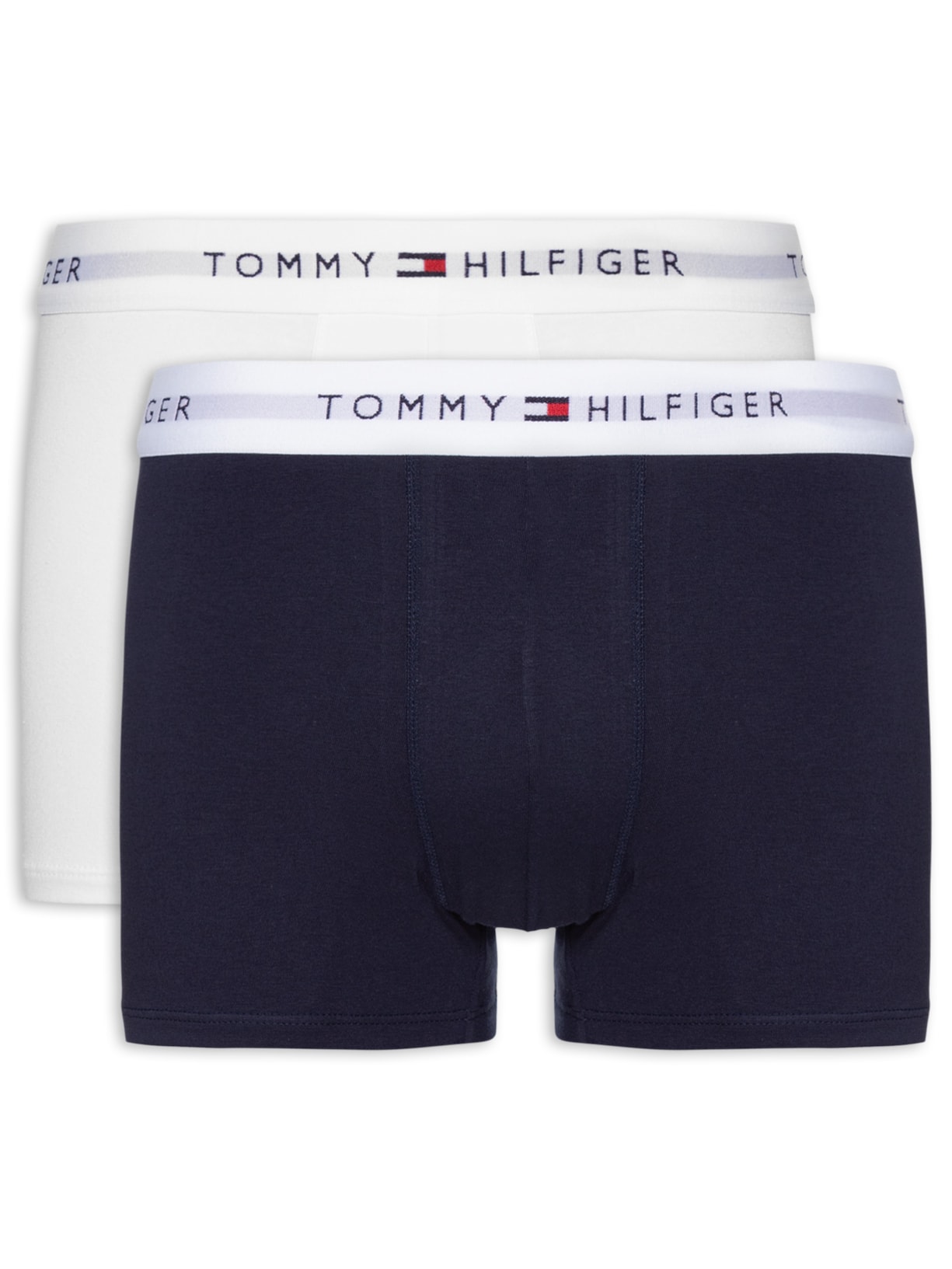 Kit 2 Cuecas TH Boxer Brief Em Algodão - Branco