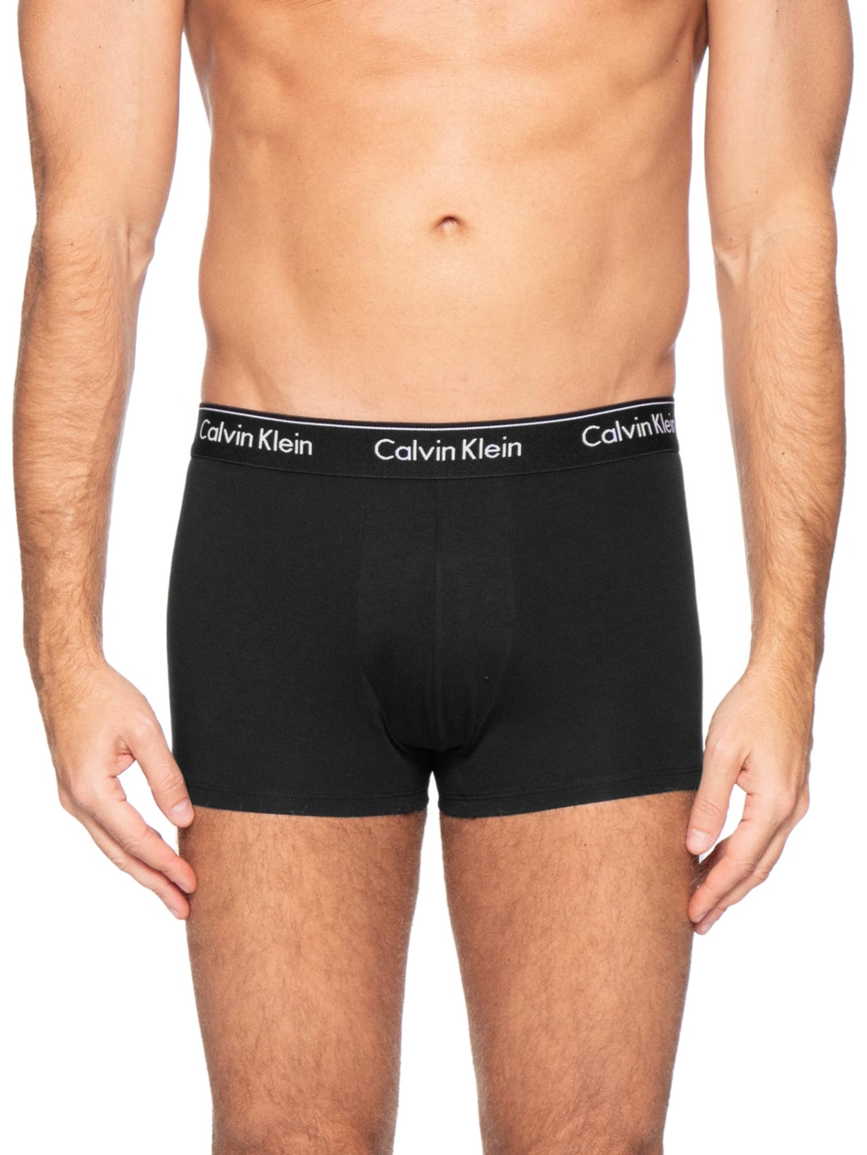 Kit 2 Cuecas Trunk Modern Cotton  Azul Calvin Klein Underwear