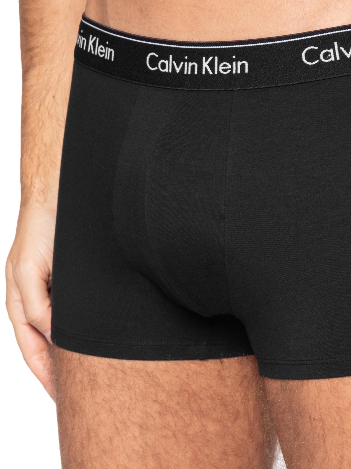Kit 2 Cuecas Trunk Modern Cotton  Azul Calvin Klein Underwear